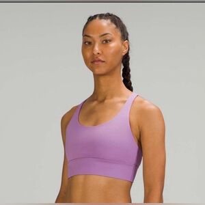 Lululemon Energy Bra Longline Wisteria Purple 8